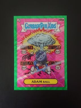 2022 Topps GPK Garbage Pail Kids Chrome 5 - Adam Ball (209a) - Green /299